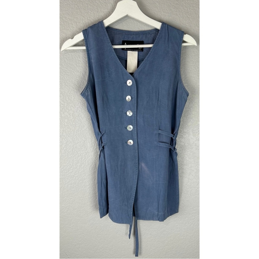All That Jazz Vintage 90s Womens Vest and Pant Suit Resortwear, size Small 5/6 - Picture 5 of 15